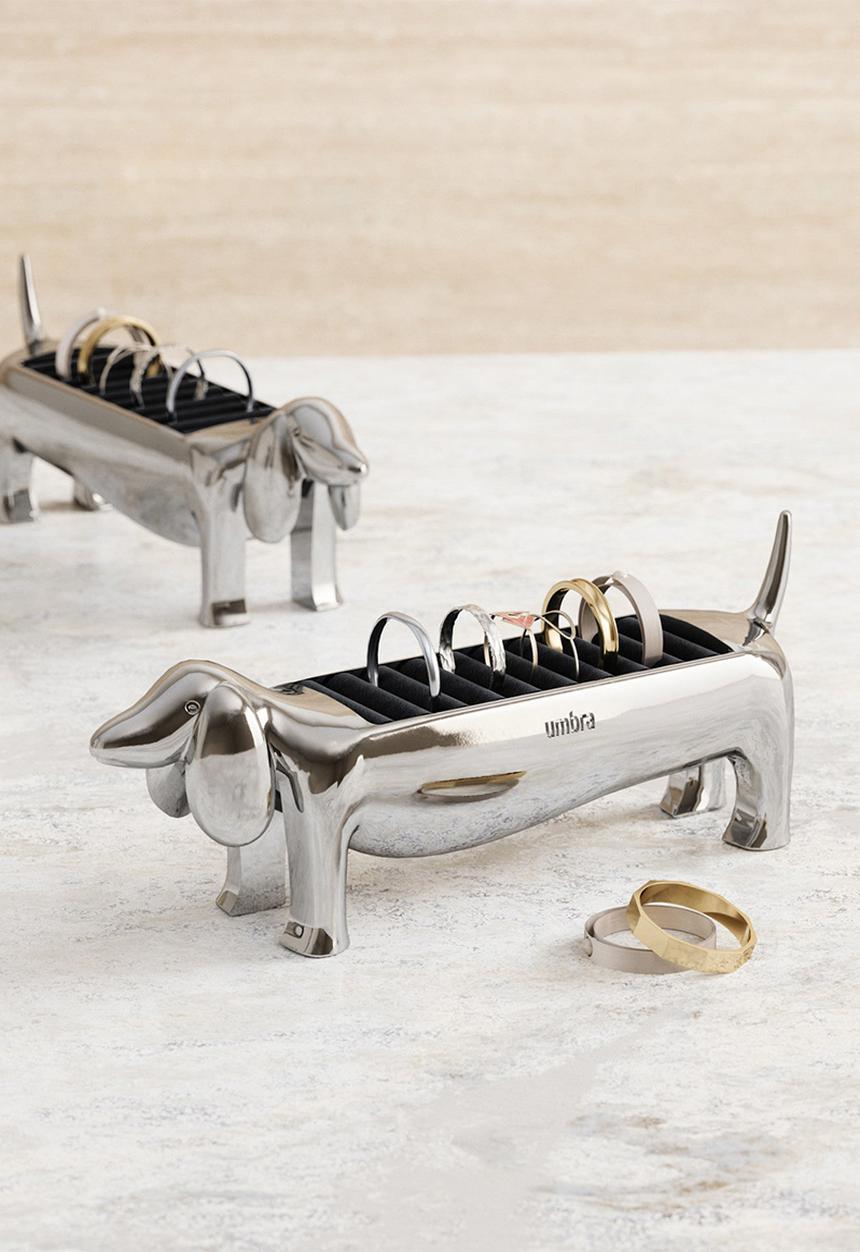 Umbra - Dachsie Ring Holder - Silver