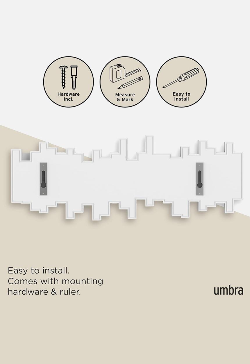 Umbra - Sticks Multi Hook - White