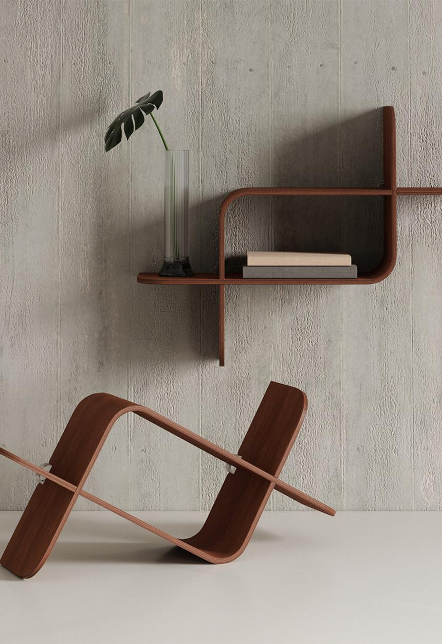 Umbra - Montage Shelf - Walnut