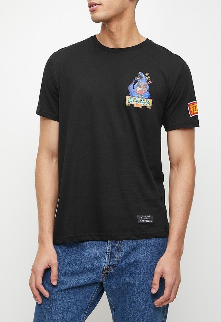 Brave Soul - T-Shirts - Jet Black