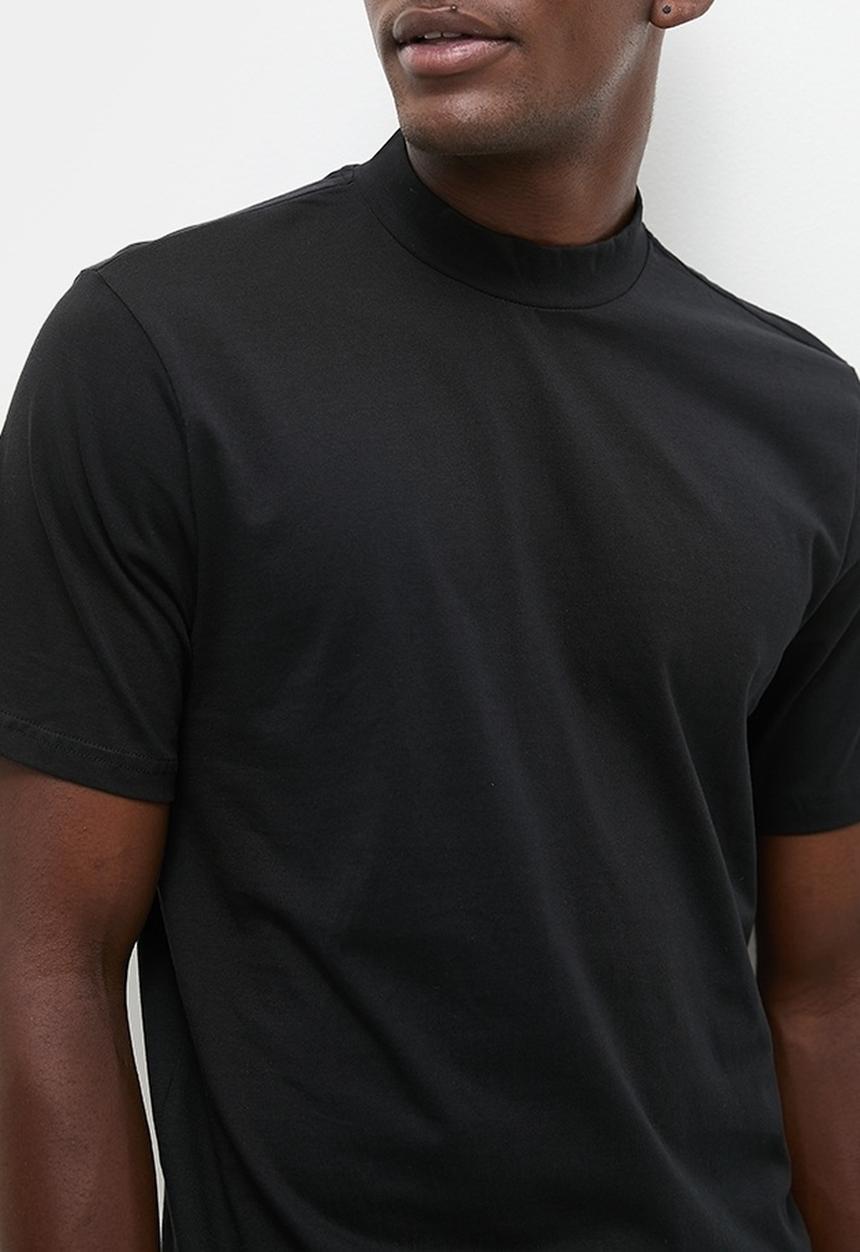Only & Sons - Onsotis reg mock neck tee 2 pack - cloud dancer 