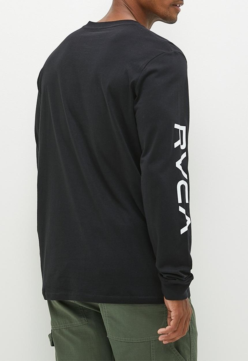 RVCA - Big rvca long sleeve - black/white