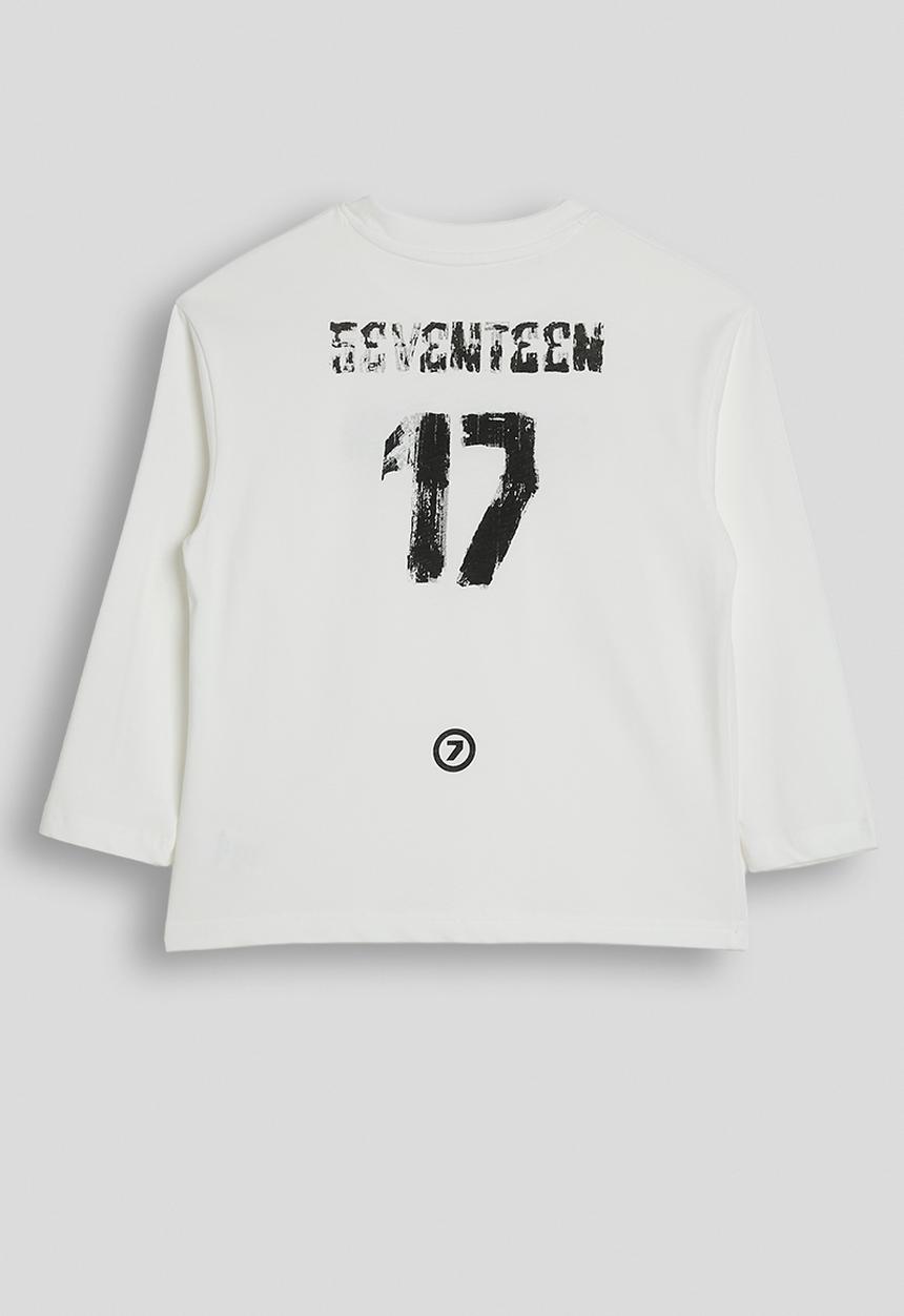 Pop Candy - Long sleeved slogan tee - white