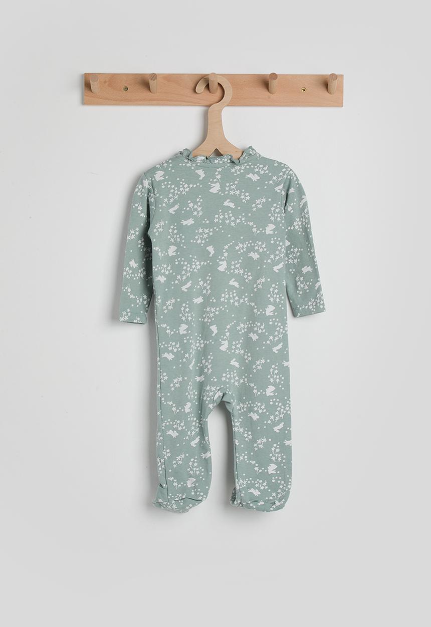 Pop Candy - Sleepsuit with bib & headband - blue/multi