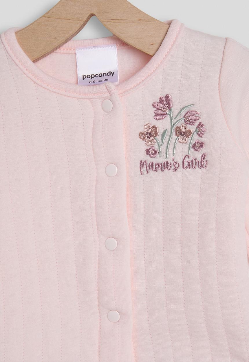 Pop Candy - Cardigan with footed tights - pink