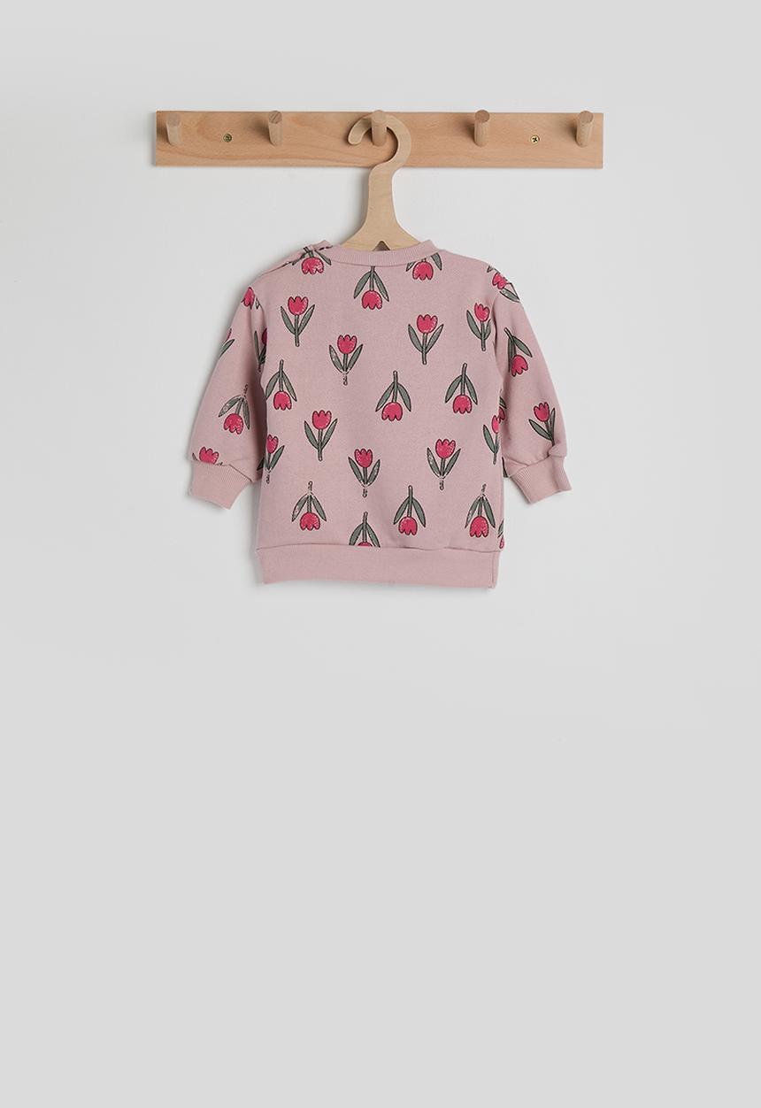 Pop Candy - Sweatshirt - mauve/tulip aop