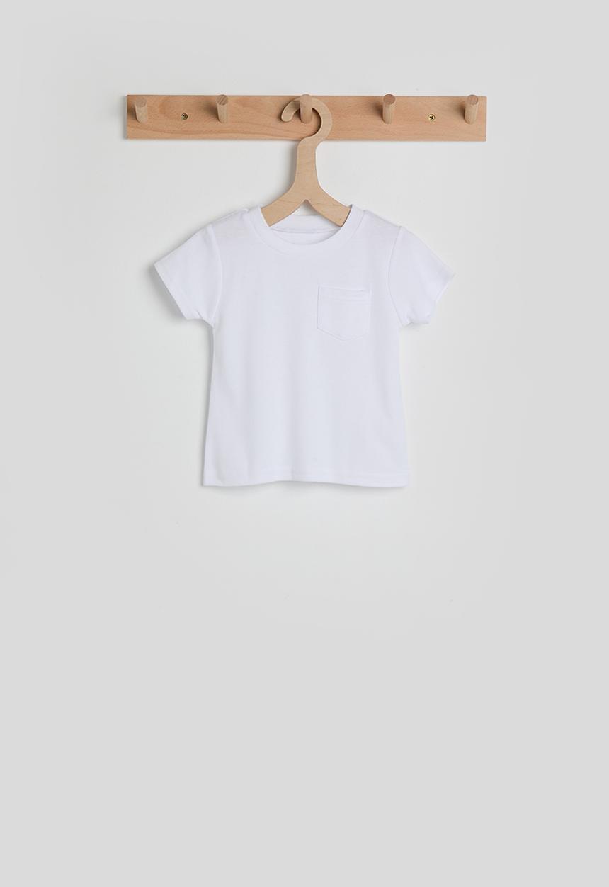 Pop Candy - Patch pocket tee - white