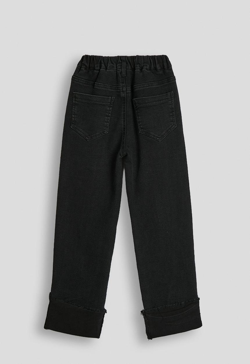 Pop Candy - Roll up jeans - black