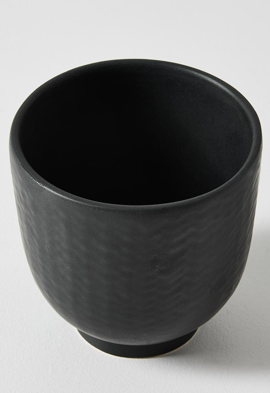 Urchin Art - Succulent Pot - Black Matt