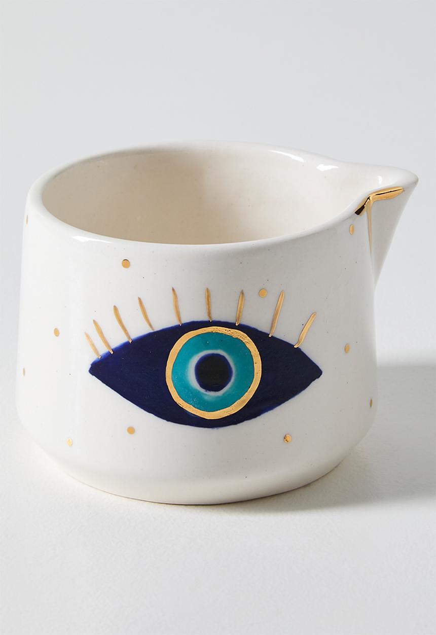 Urchin Art - Kiki Milk Jug Evil Eye