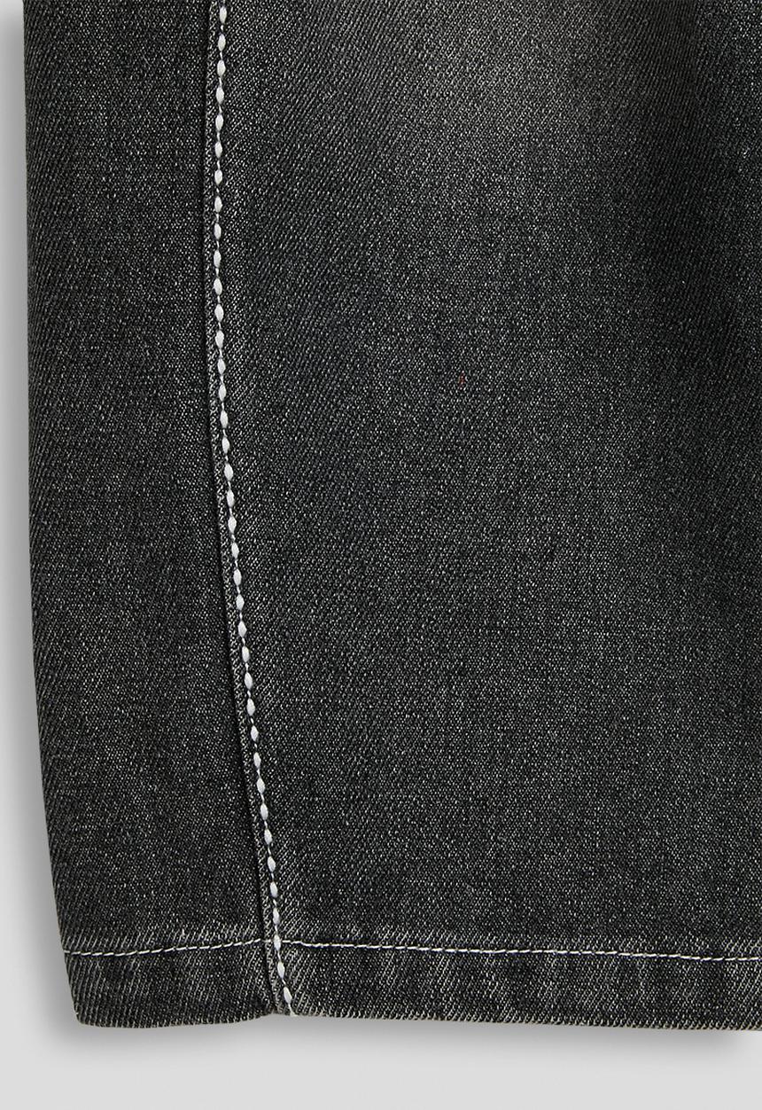 Pop Candy - Panelled wide leg jeans - black