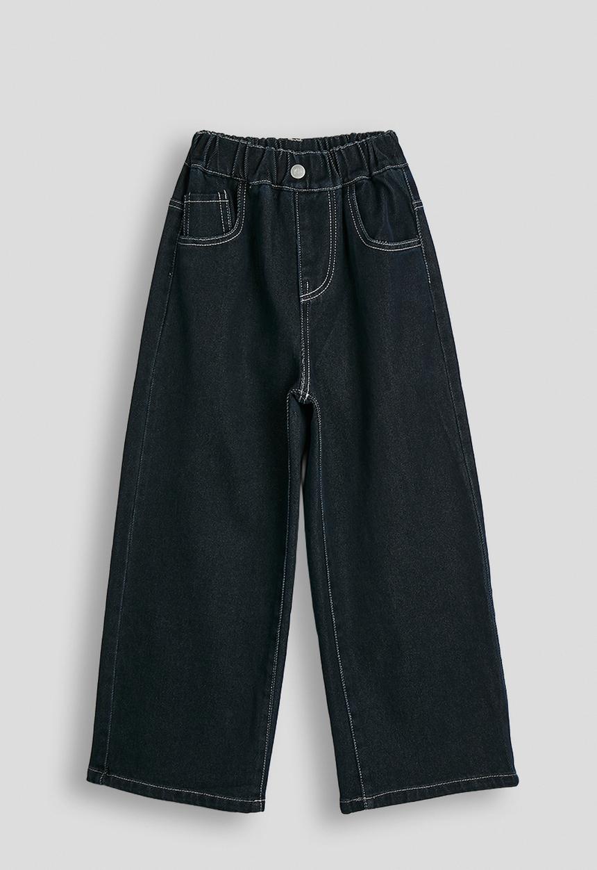 Pop Candy - Wide leg jeans - dark navy