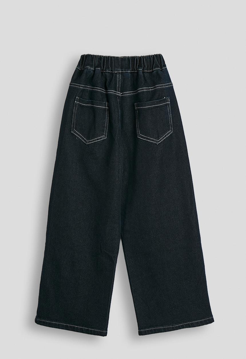 Pop Candy - Wide leg jeans - dark navy