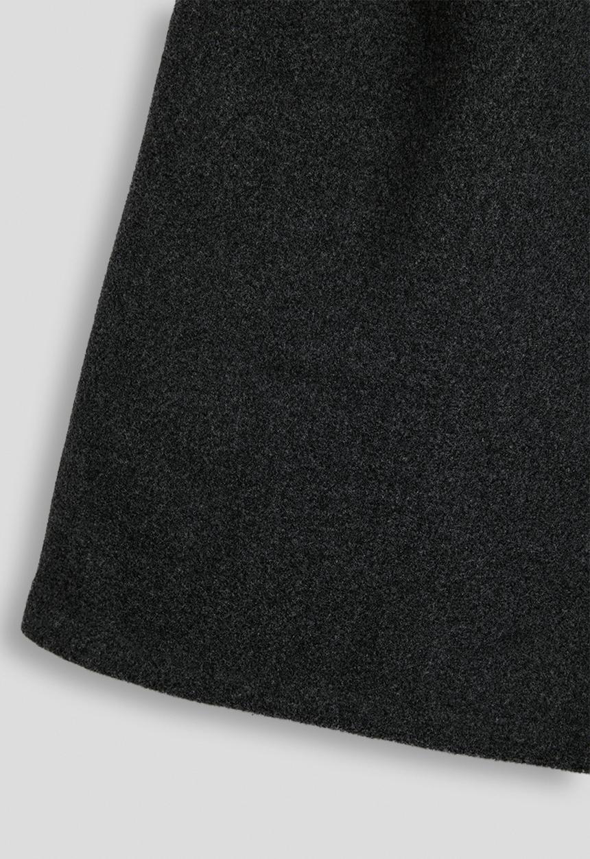 Pop Candy - Melton extra wide leg pants - dark grey