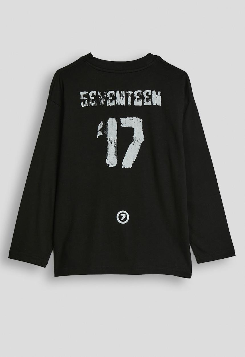 Pop Candy - Long sleeved slogan tee - black