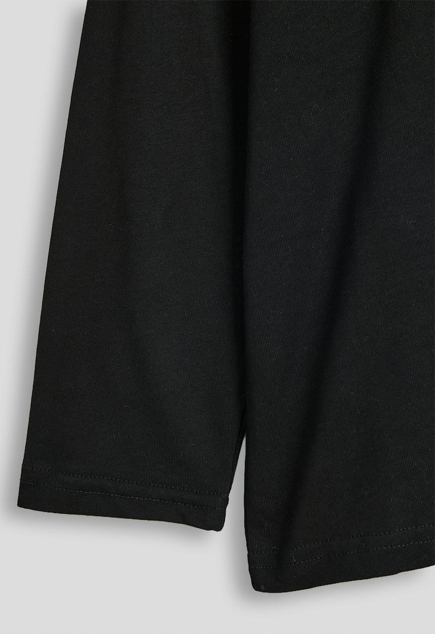Pop Candy - Long sleeved slogan tee - black