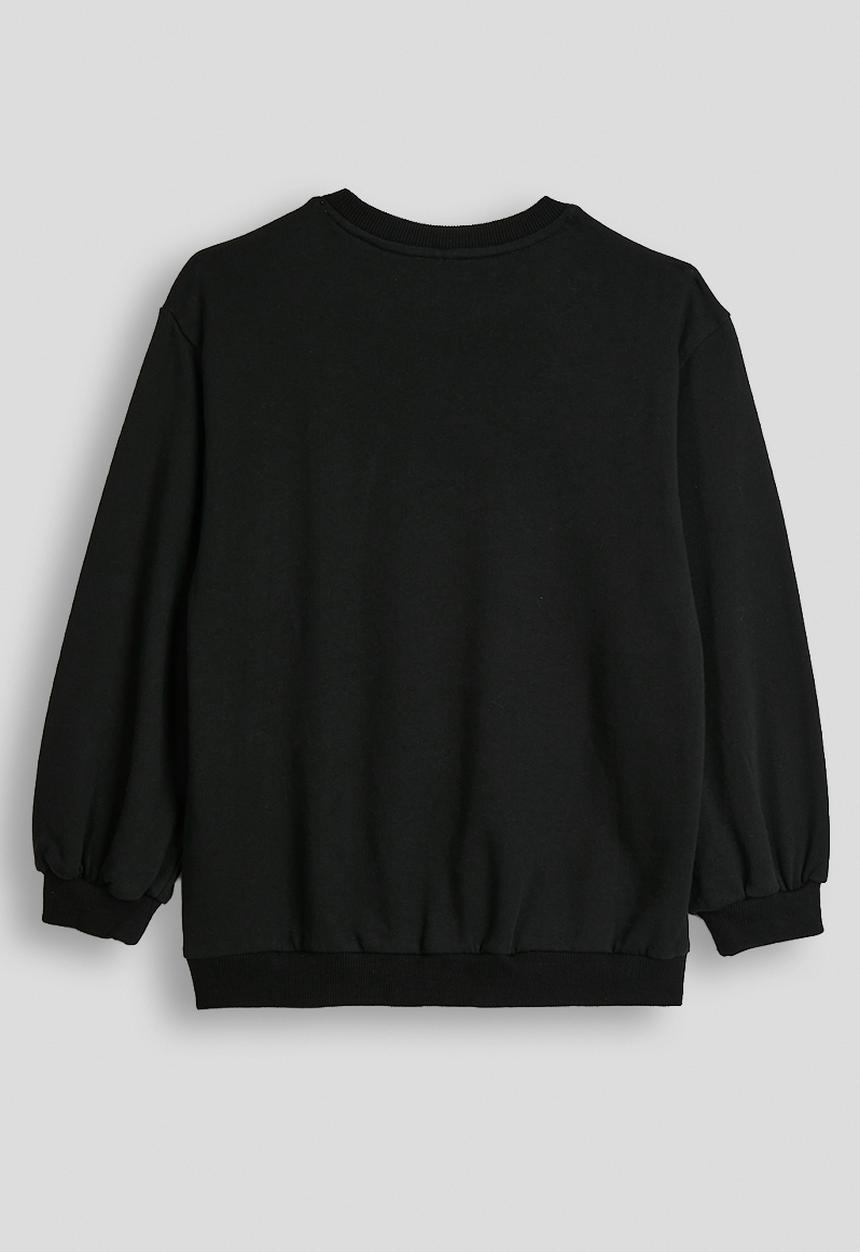 Pop Candy - Heart doodles sweatshirt - black