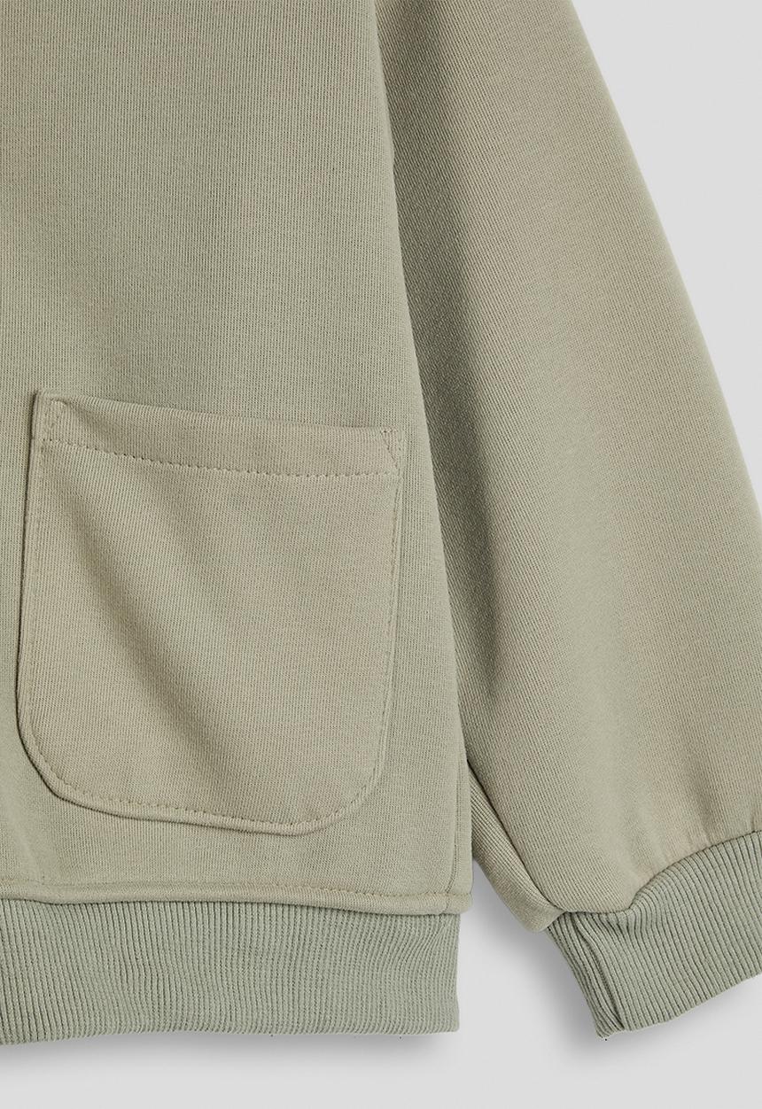 Pop Candy - Cardigan-style sweatshirt - sage