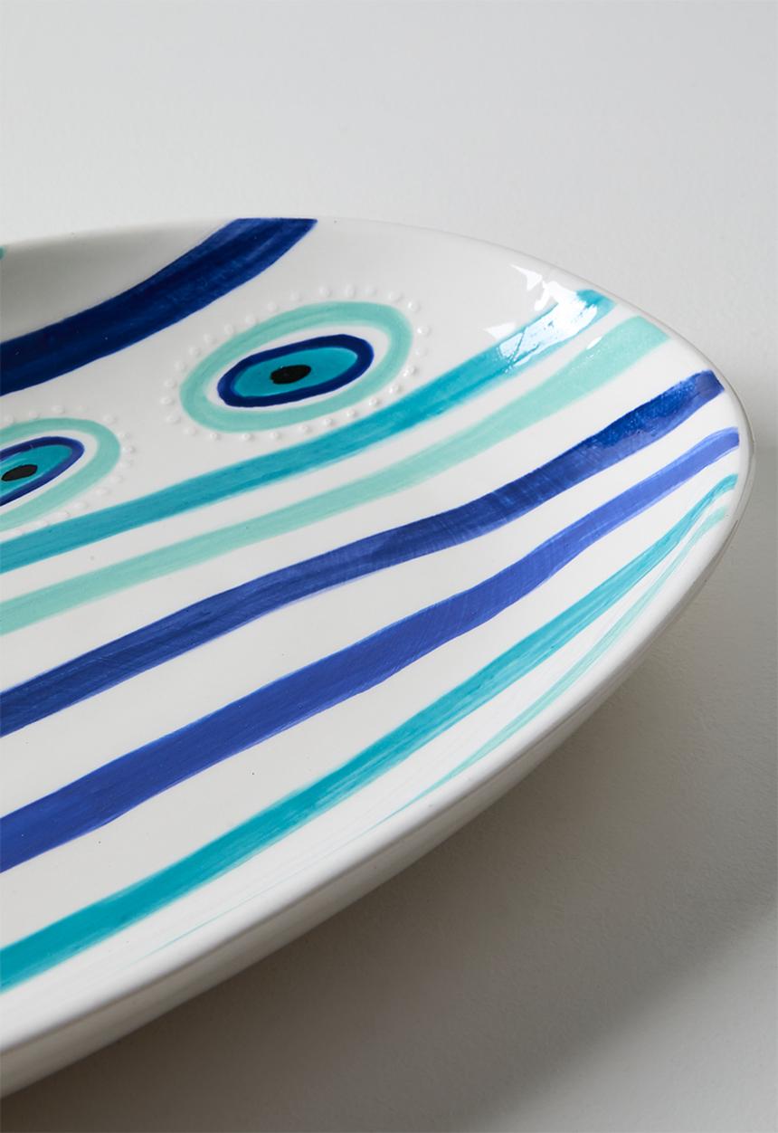 Urchin Art - Rock Platter Large Evil Eye