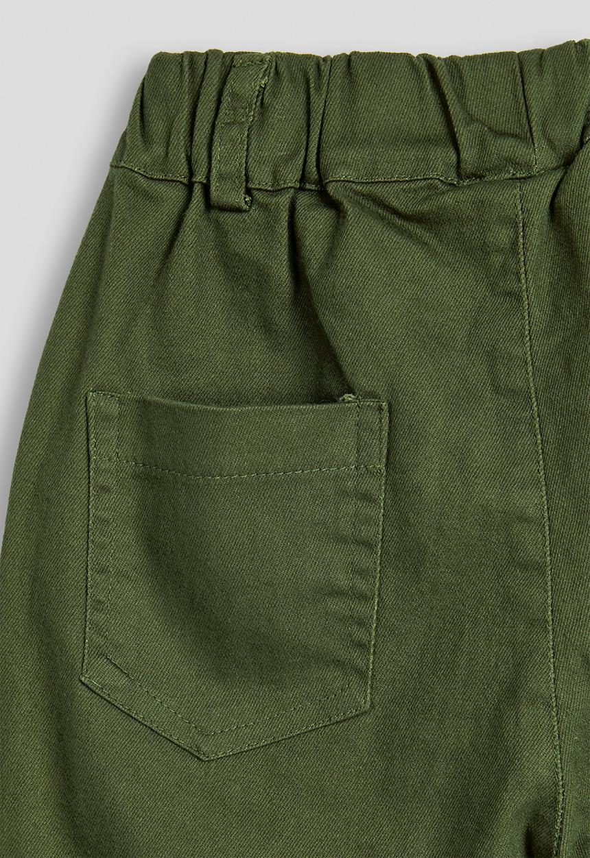 Pop Candy - Twill ear flap pants - moss green
