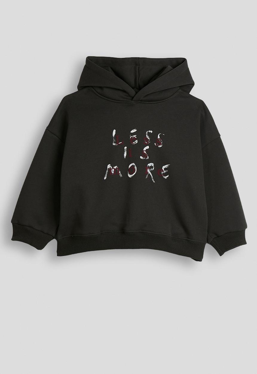 Pop Candy - Slogan print hoodie - graphite grey