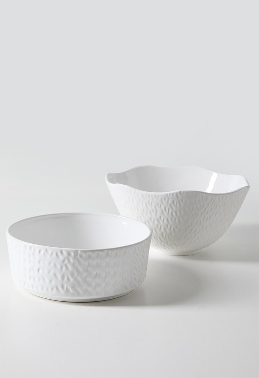 Urchin Art - Deep Dish - White