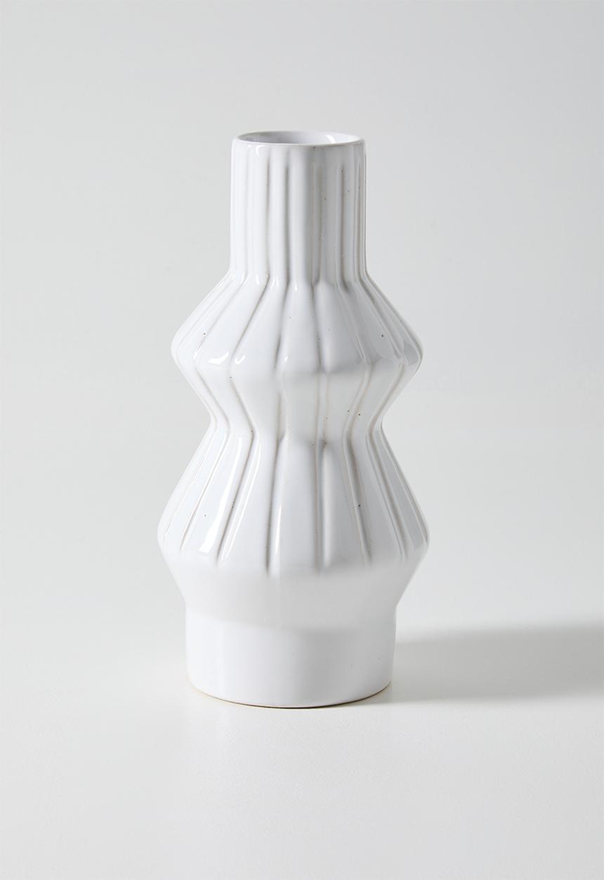 Urchin Art - Julia Vase Large - White