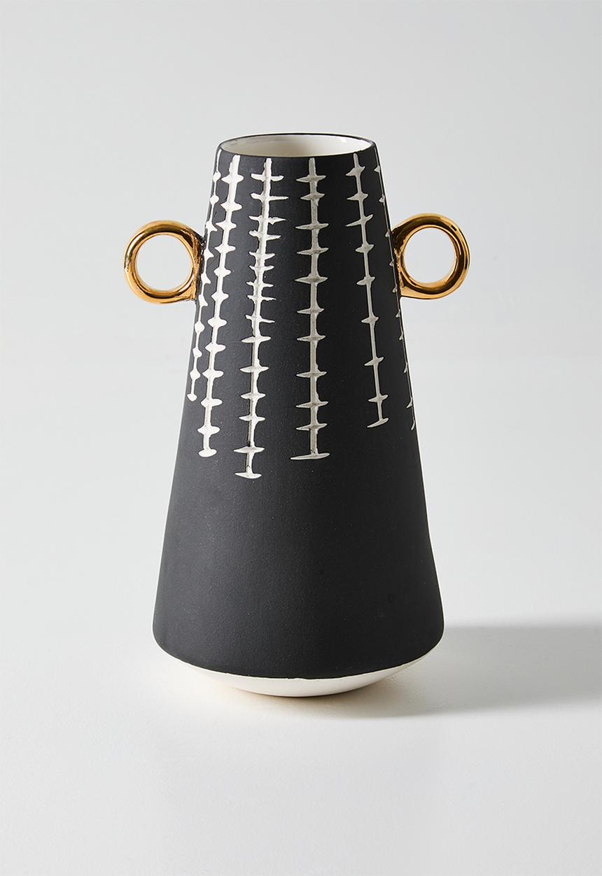 Urchin Art - Pinnacle Vase - Black
