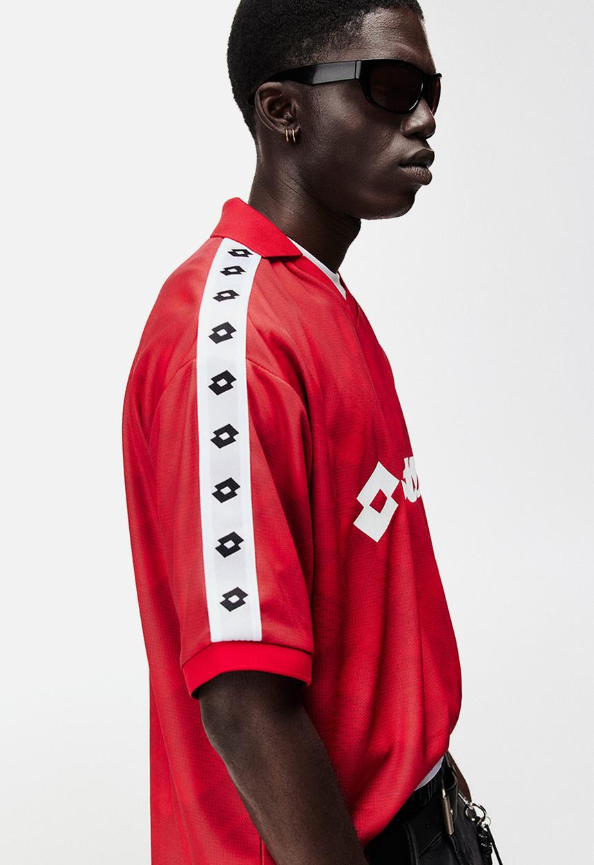 Lotto H&M: Loose fit football shirt - red/lotto - 1341765001