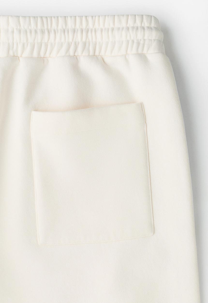 H&M - Lotto H&M: Regular fit sweatshorts - white/lotto