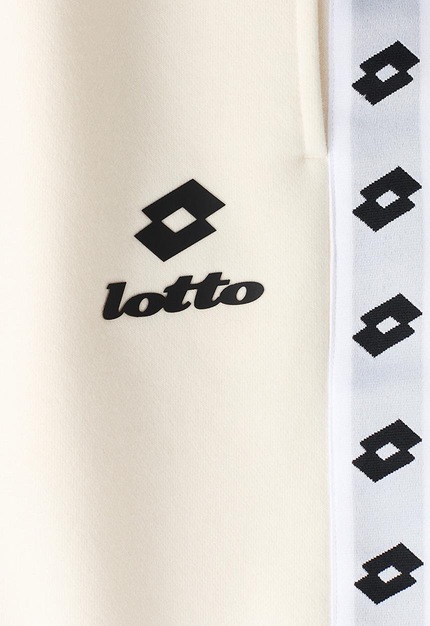 H&M - Lotto H&M: Regular fit sweatshorts - white/lotto