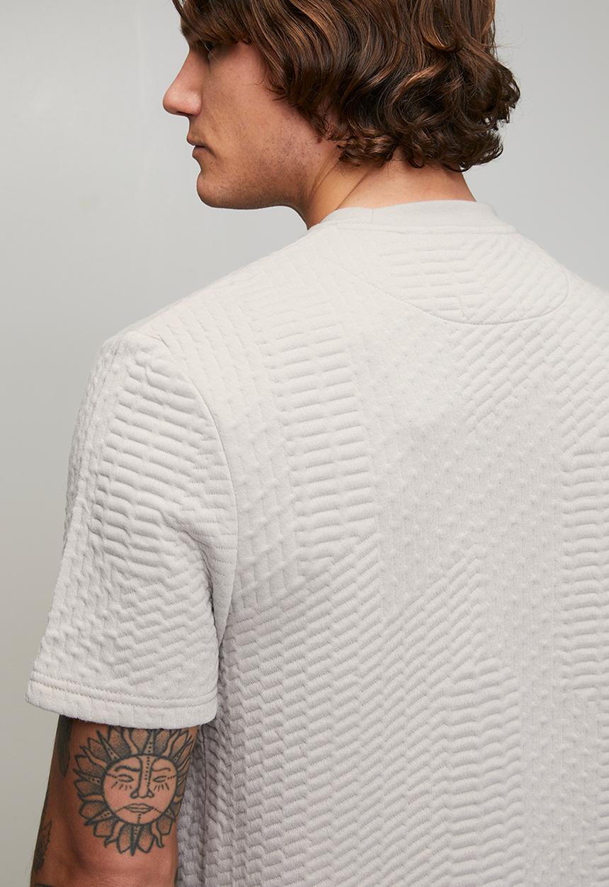 Brave Soul - Oversized Fit Crew Neck Tshirt - Silver Grey