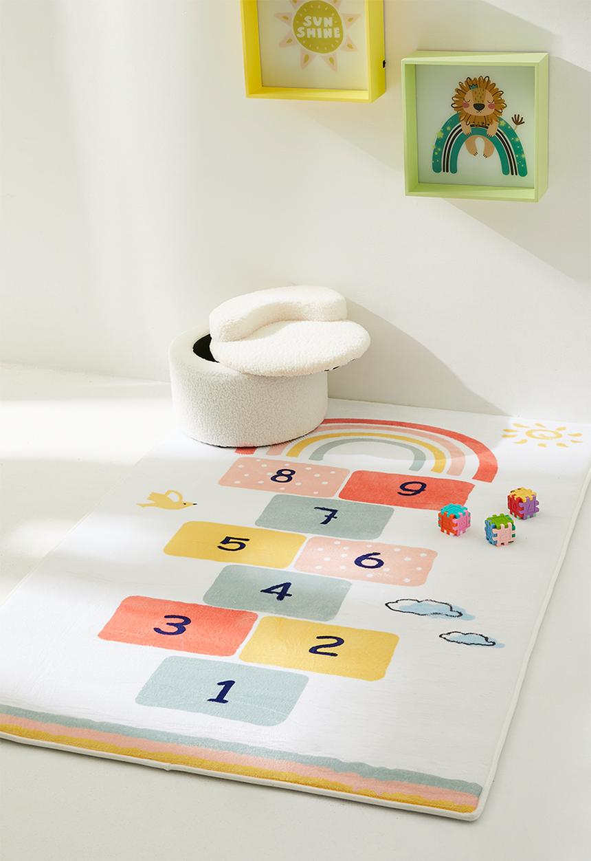 Pop Candy - Hopscotch rug - white/multi