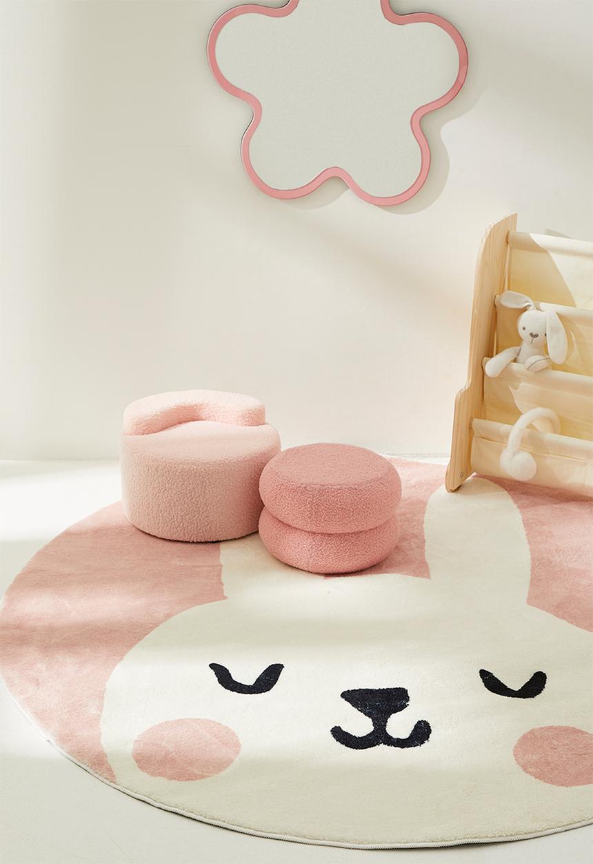 Pop Candy - Bunny rug - pink