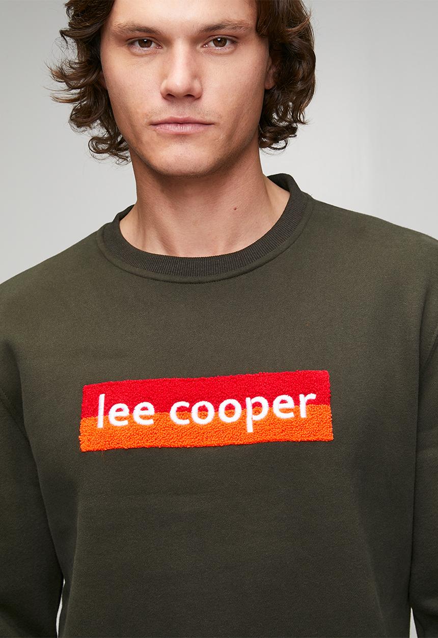 Lee Cooper - TIMOTHEE Sweatshirt  - Charcoal Brown