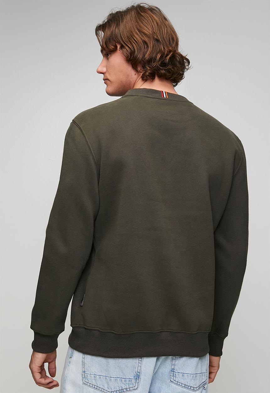Lee Cooper - TIMOTHEE Sweatshirt  - Charcoal Brown