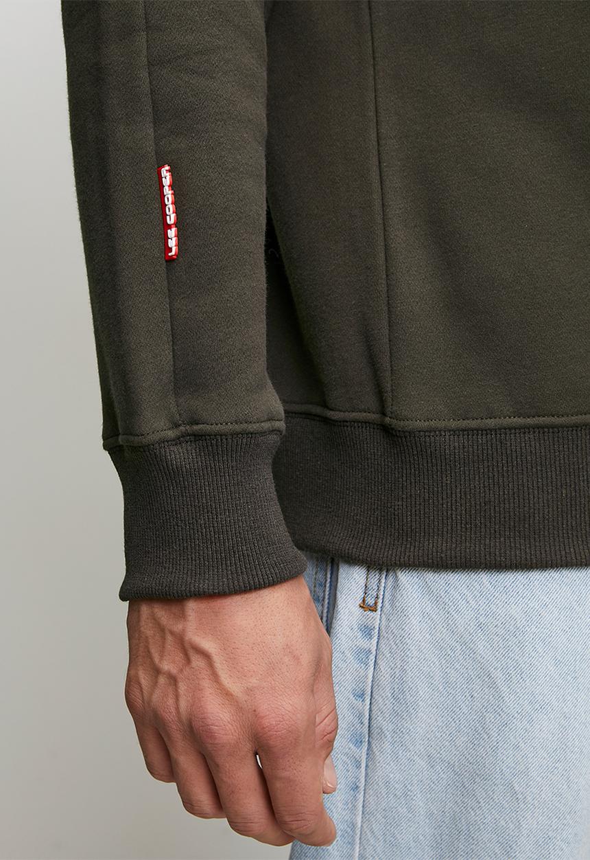 Lee Cooper - TIMOTHEE Sweatshirt  - Charcoal Brown