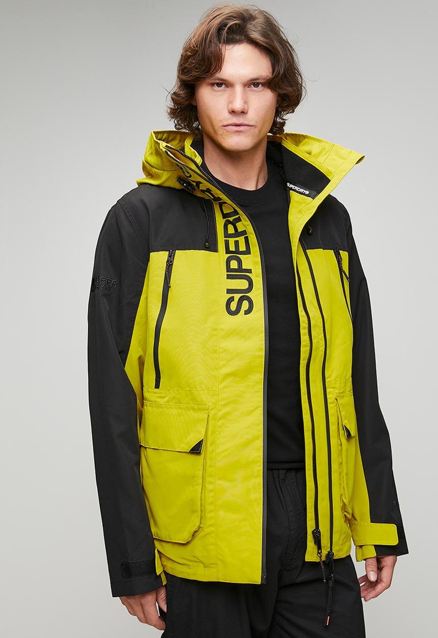 Colour Block Windbreaker Jkt - Wax Yellow