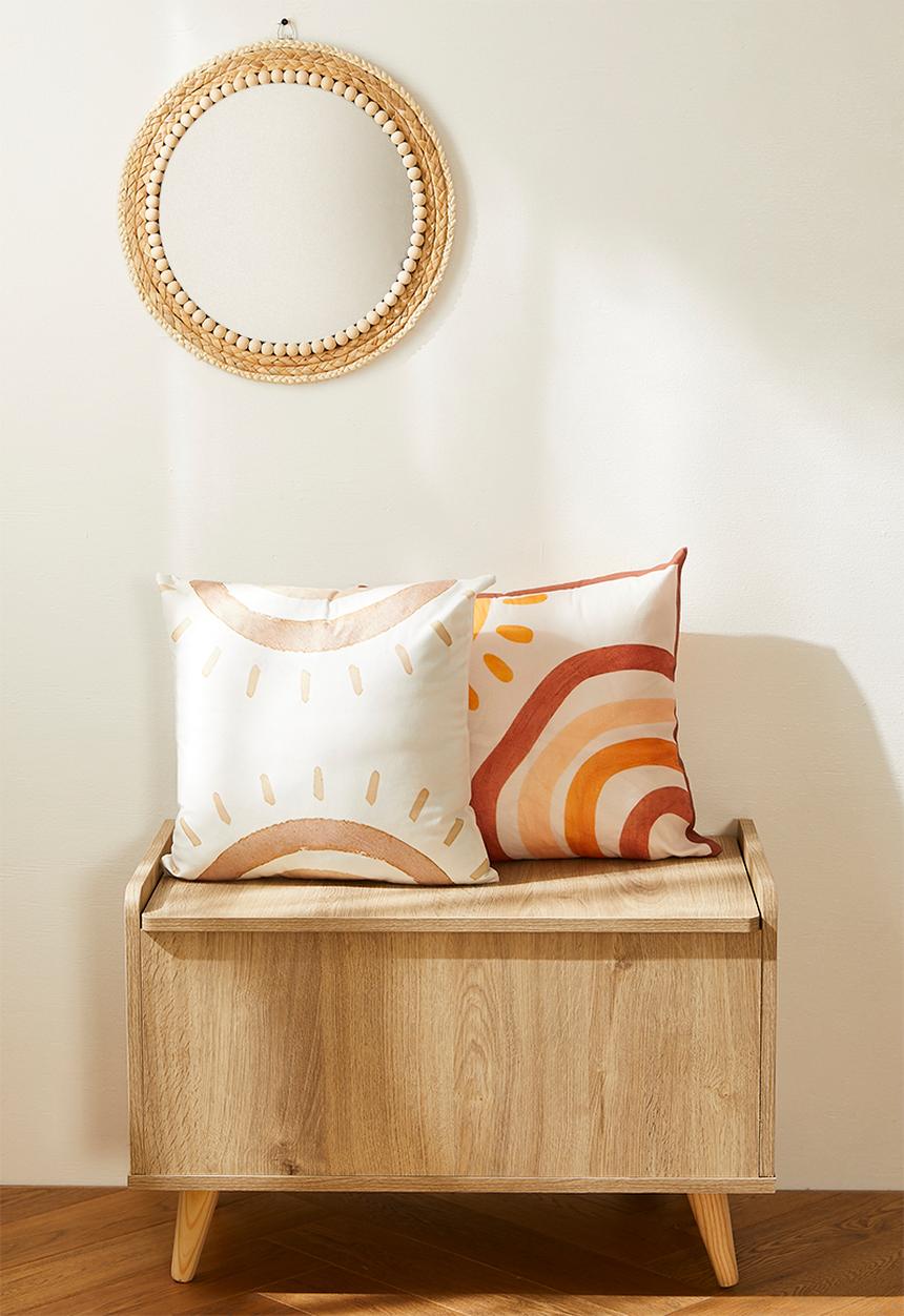 Pop Candy - Reflected sun cushion cover - off white
