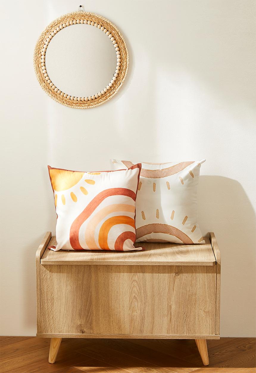 Pop Candy - Woven frame mirror - natural