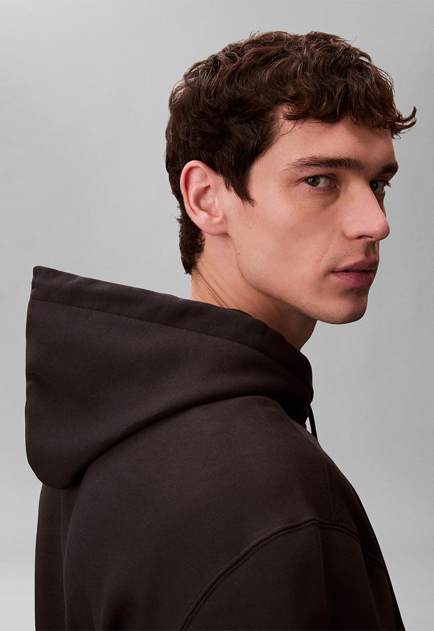 Calvin Klein - Ls 350Fleece Collegiate Hoodie - Pirate Black