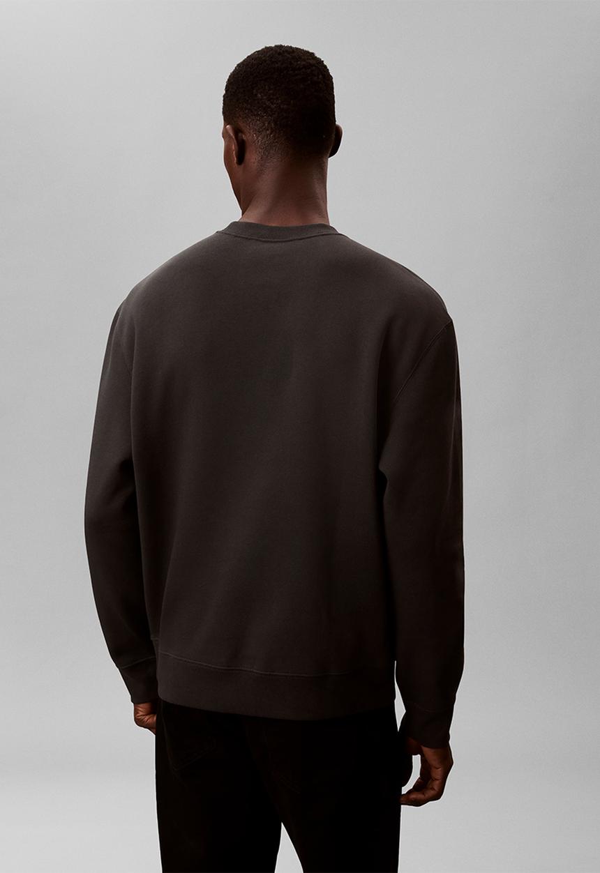 Calvin Klein - Ls 350Fleece Ck Circle Graphic Crewneck - Pirate Black