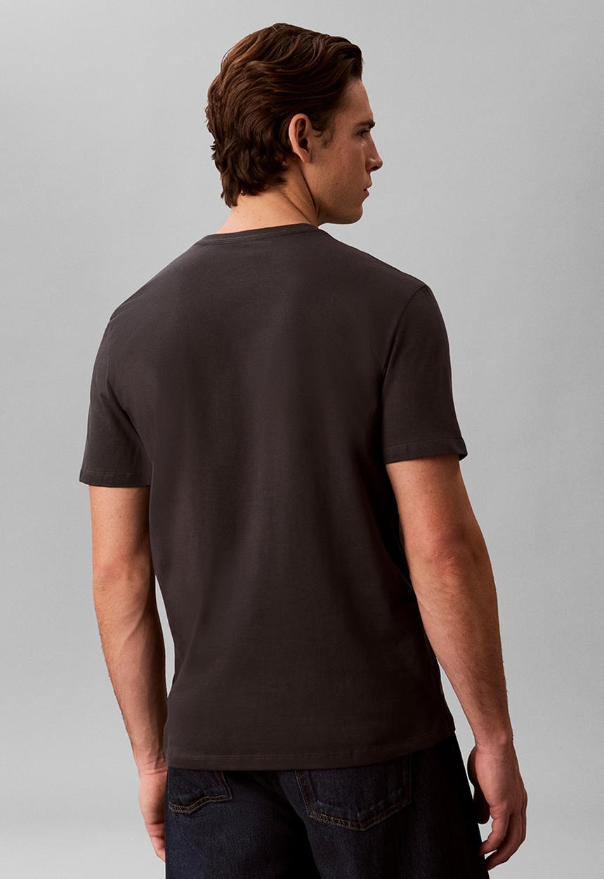 Calvin Klein - Ss 30S Whsl Calvin Coll Word Graphic Tee - Pirate Black