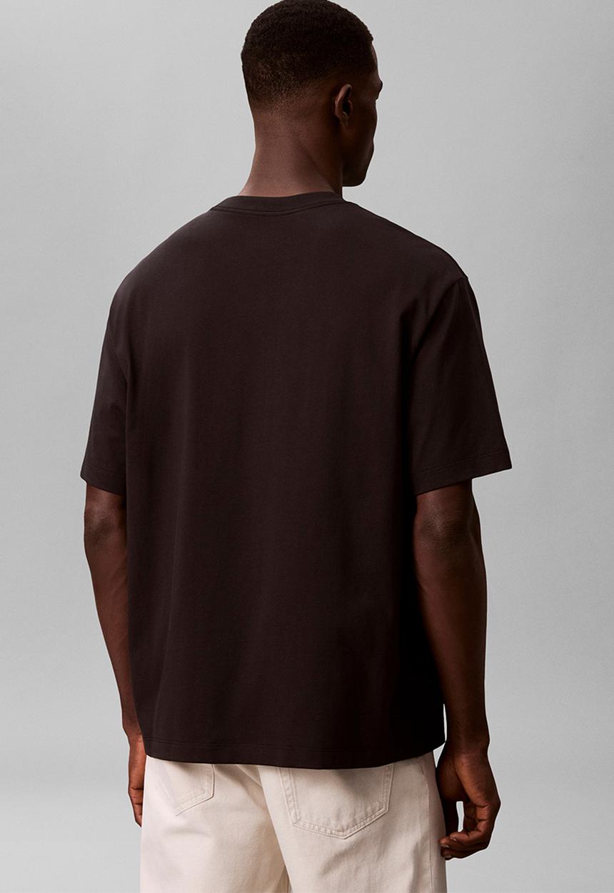 Calvin Klein - Tricolor Monologo Graphic Tee - Black