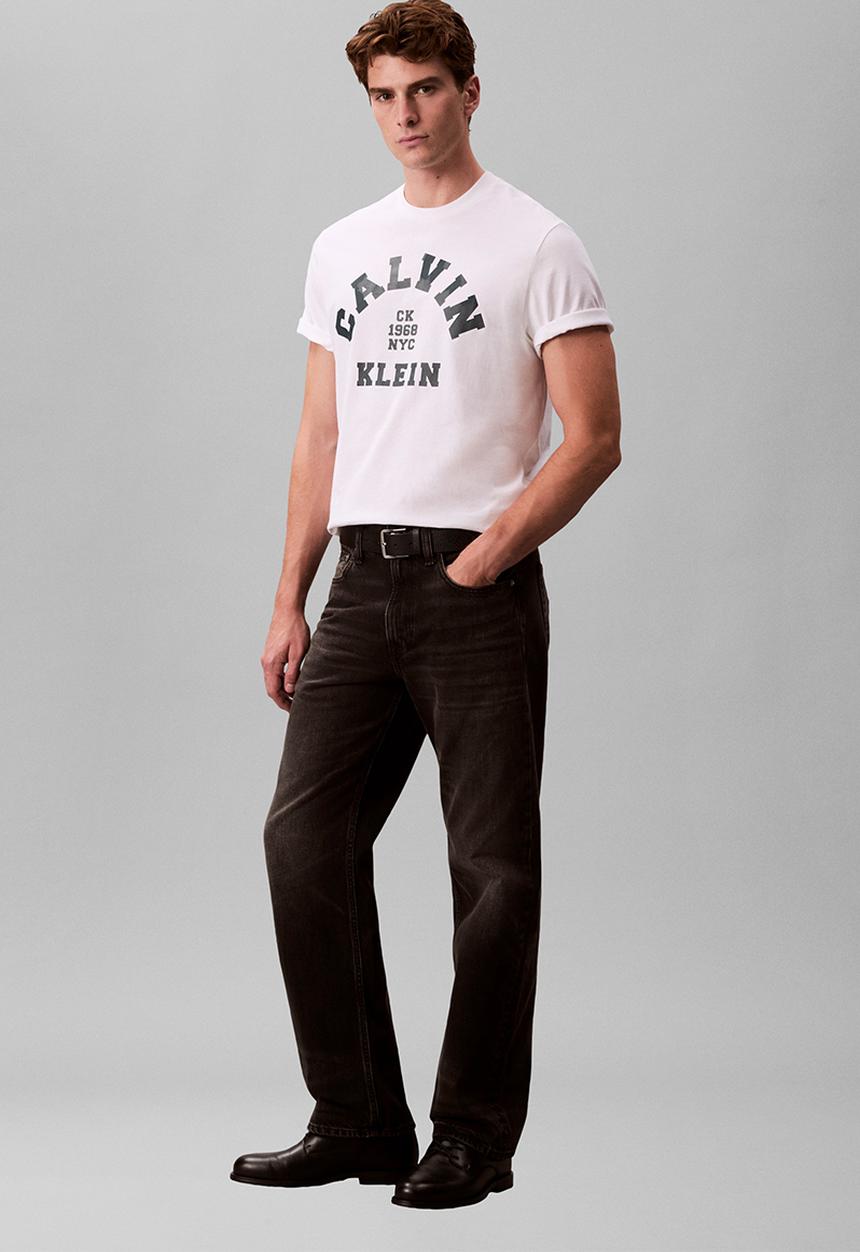 Calvin Klein - Calvin College Graphic Tee - Brilliant White