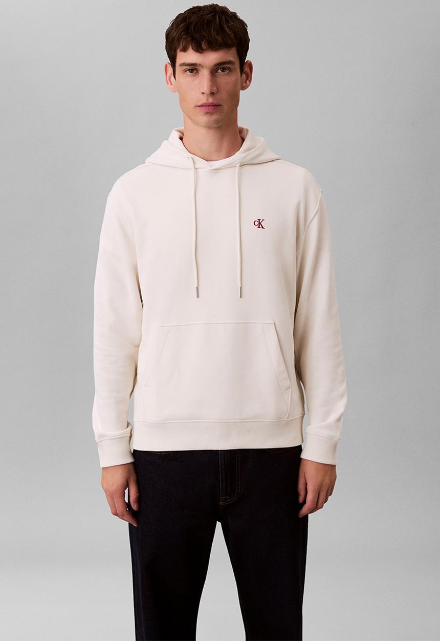 Calvin Klein - Ls 350Terry Eu Monogram Hoodie - Tofu