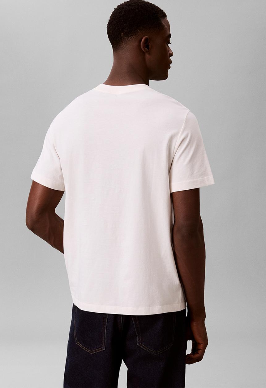 Calvin Klein - Ss 30S Whsl Ck Nyc Graphic Tee - White Greige