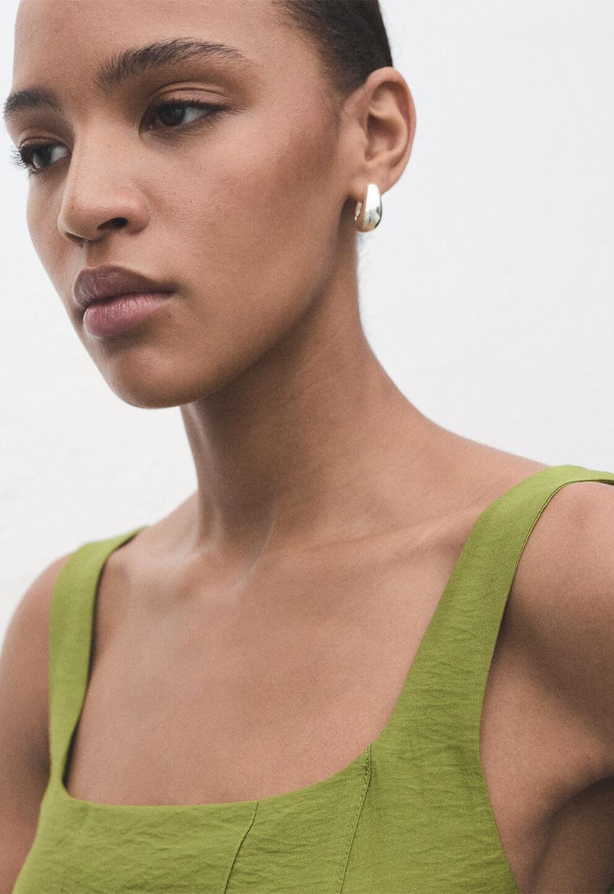 MANGO - Dress Roberts - Green