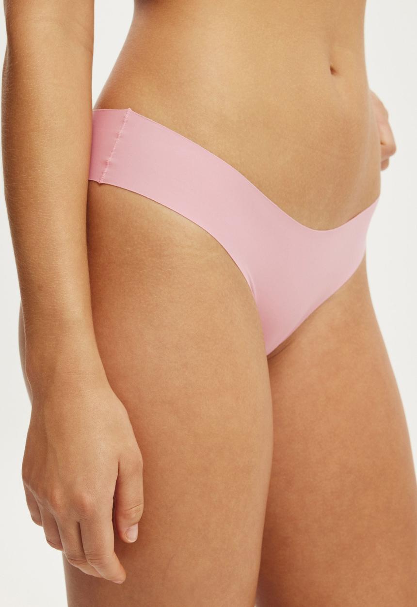 Cotton On - The invisible cheeky brief - glazed pink