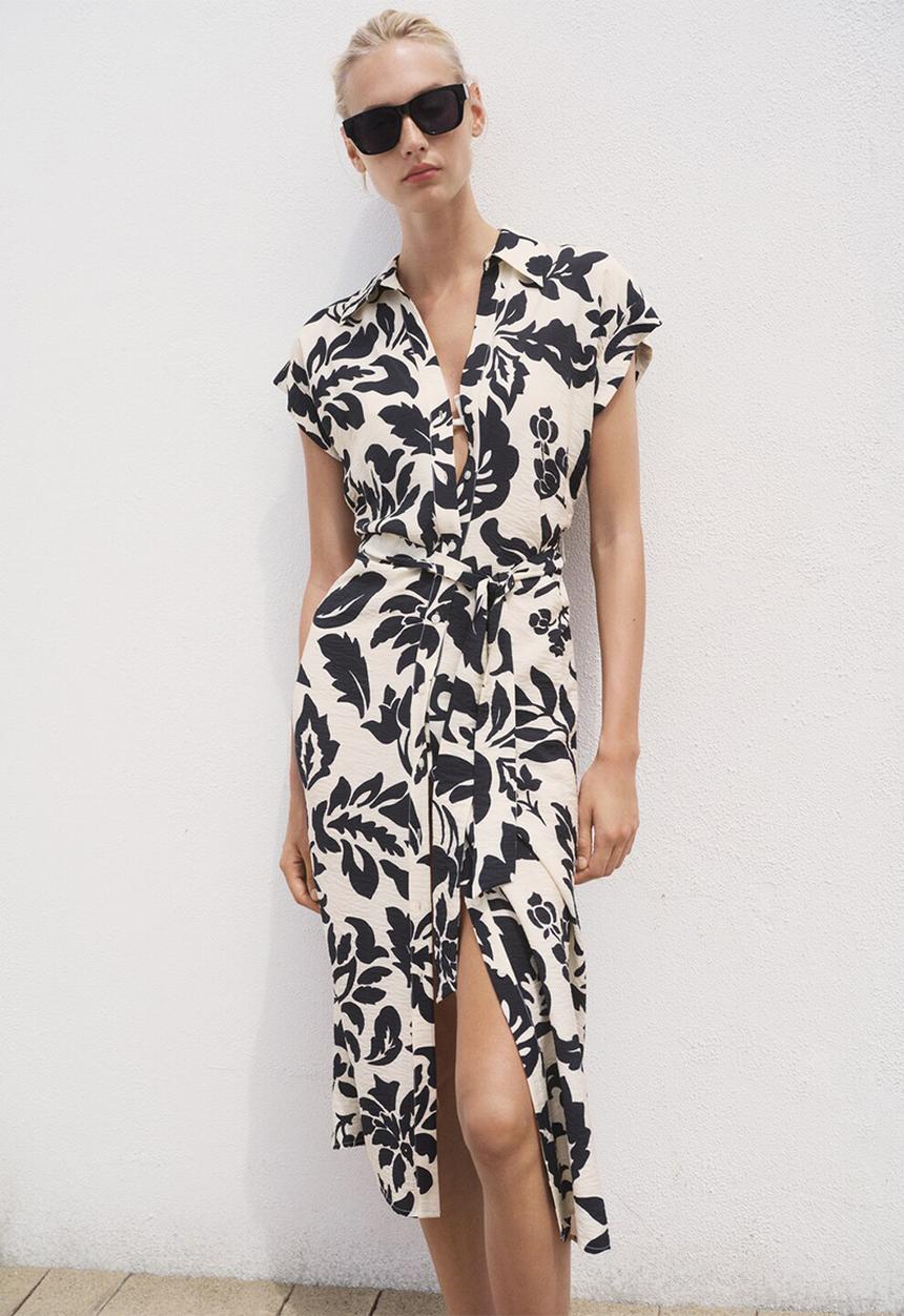 MANGO - Dress Apple - Natural